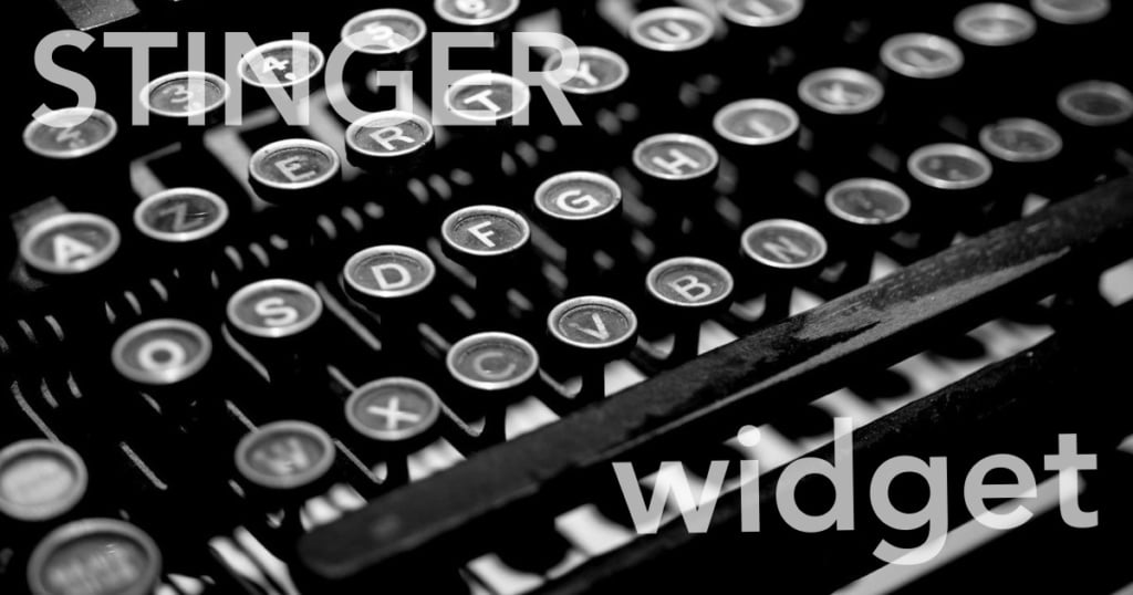 WordPress widget（ウィジェット）STINGERタイプの概要