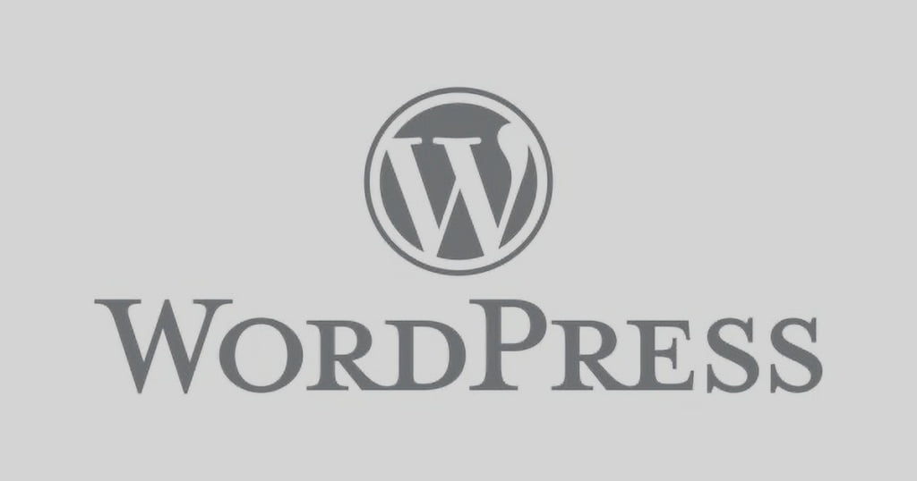 WordPress:グレーロゴ